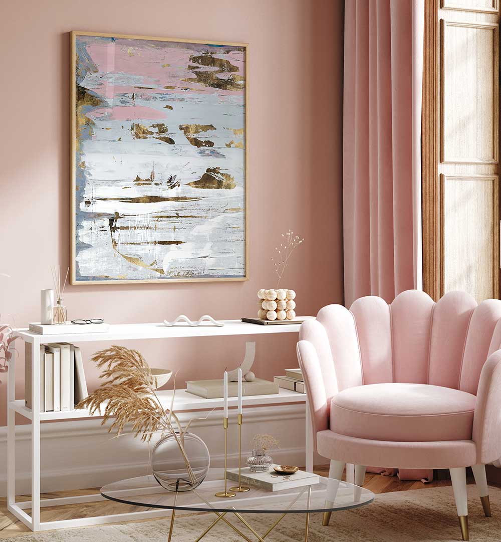 Elegant SOFT WHITES II, ABSTRACT PAINTINGS enhance modern decor with captivating acrylic artistry and subtle hues.