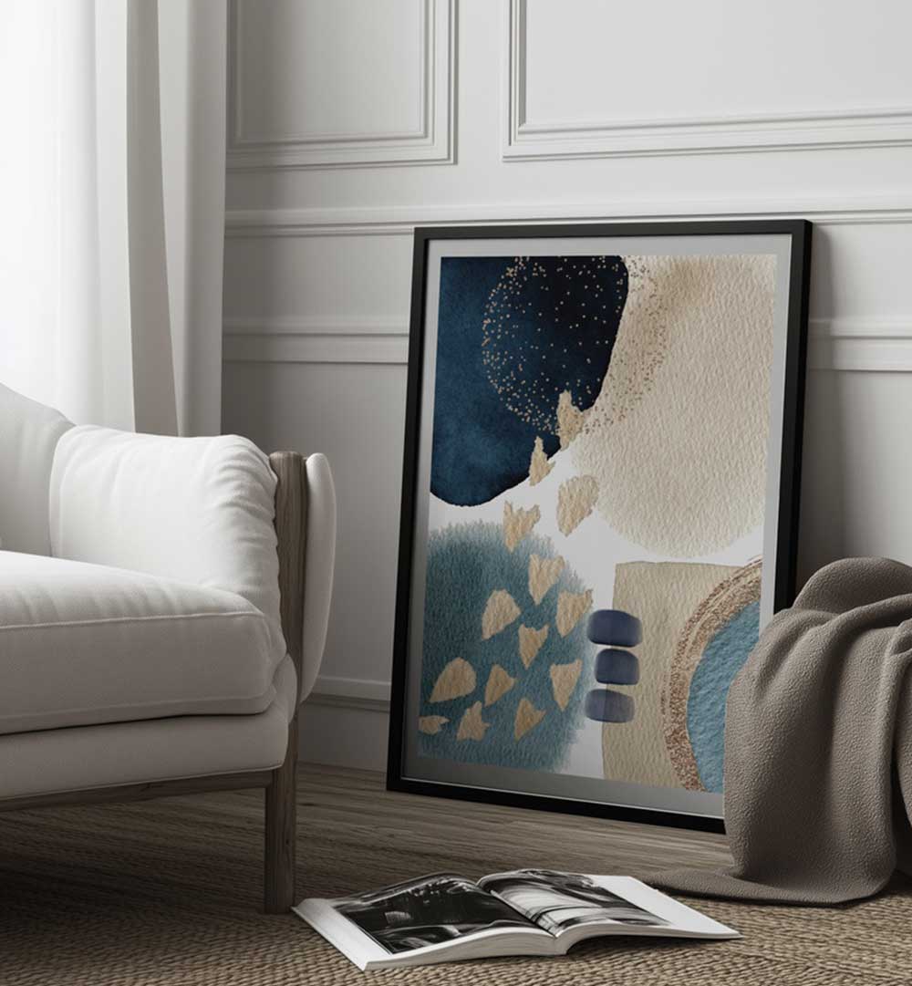 BLUE BEAUTY I , ABSTRACT PAINTINGS