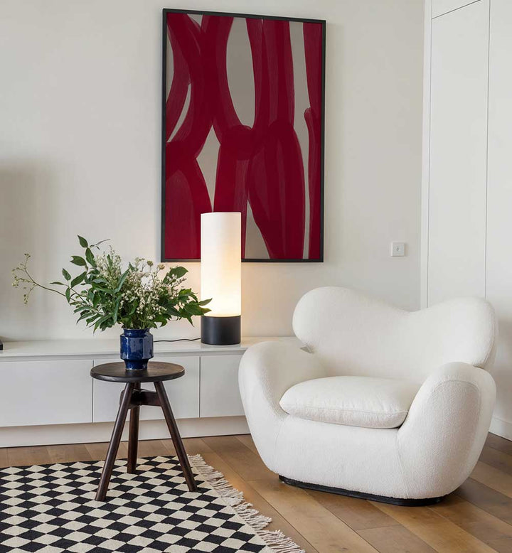 COLOUR PALETTE BURGUNDY IV , ABSTRACT PAINTINGS