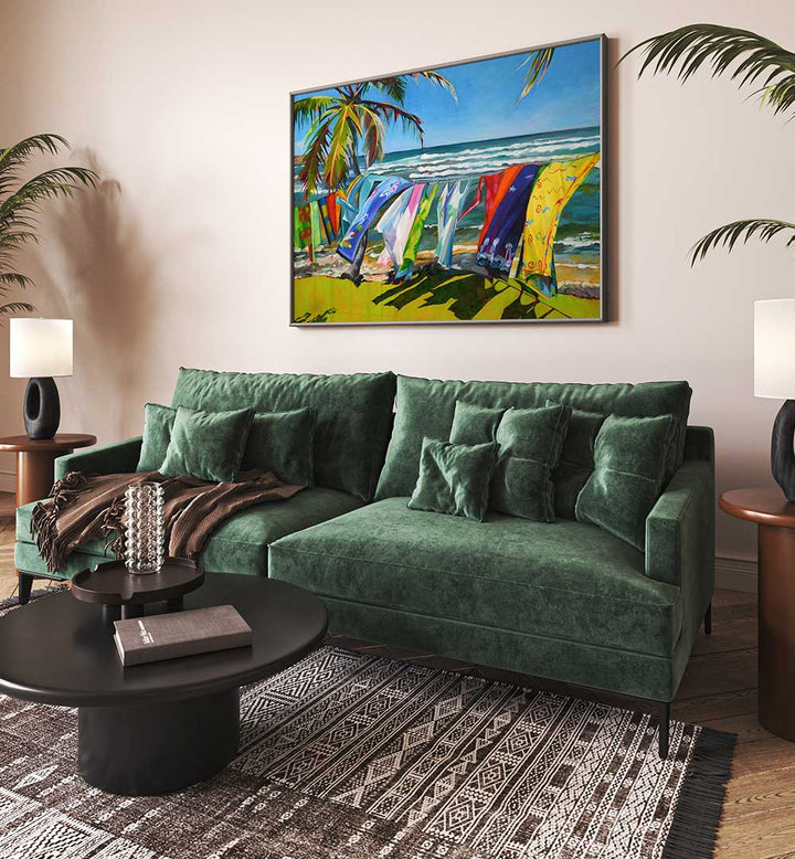 TROPICAL BREEZES , BEACH PAINTINGS