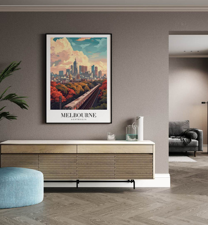 MELBOURNE  - AUSTRALIA , TRAVEL POSTERS