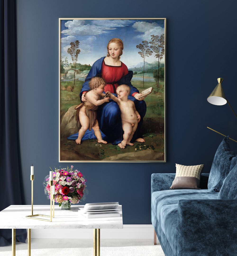 MADONNA OF THE GOLDFINCH , VINTAGE PAINTINGS