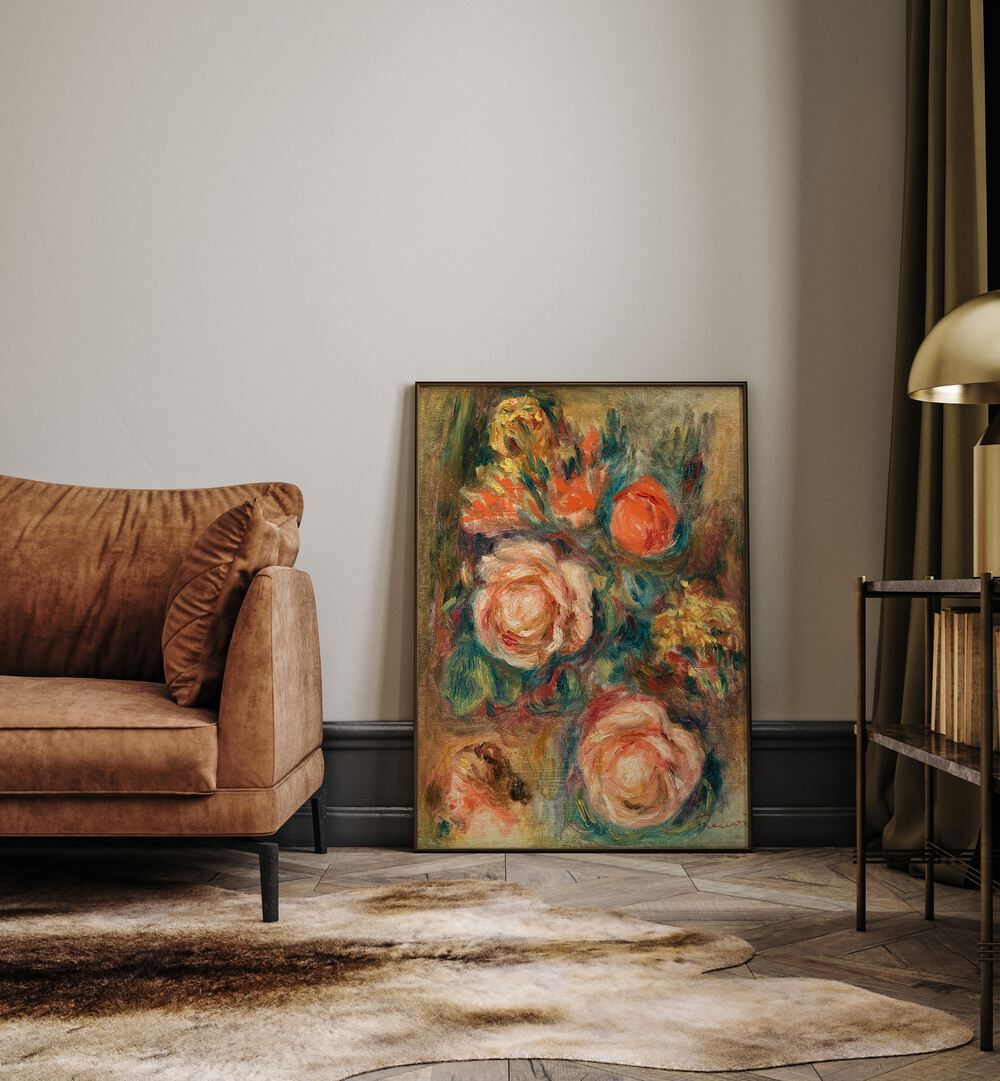 BOUQUET OF ROSES  (1900) , VINTAGE PAINTINGS