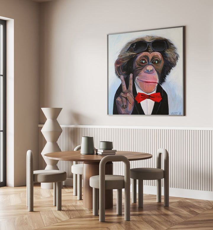 Vibrant COOL PRIMATE CHARM, COMIC POSTERS add a playful superhero vibe to any space, perfect for comic lovers.