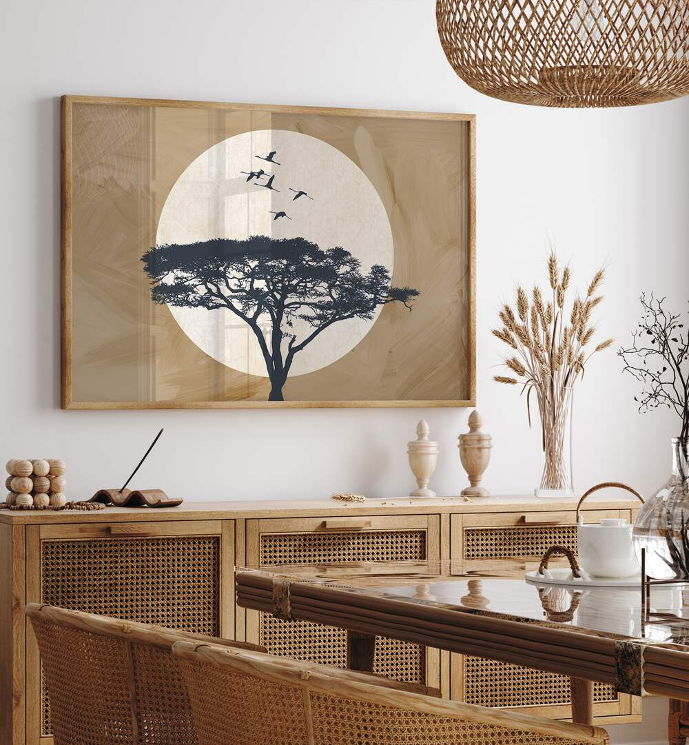 Ethiopia Spirit, Landscape Paintings showcase vibrant artistry, capturing the beauty of Ethiopian landscapes.