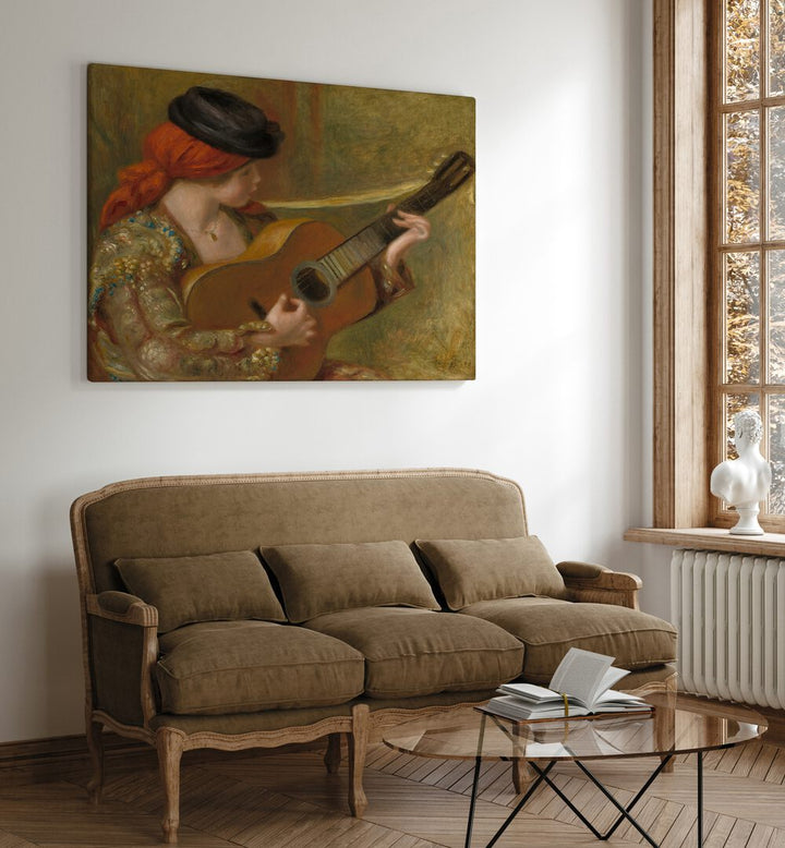 WOMAN WITH A GUITAR (1898) , VINTAGE PAINTINGS
