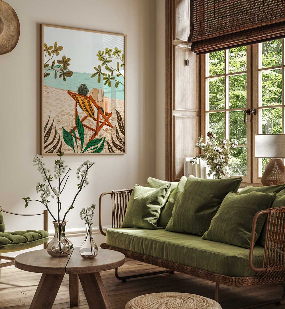 VACAY BOOK CLUB , BEACH PAINTINGS