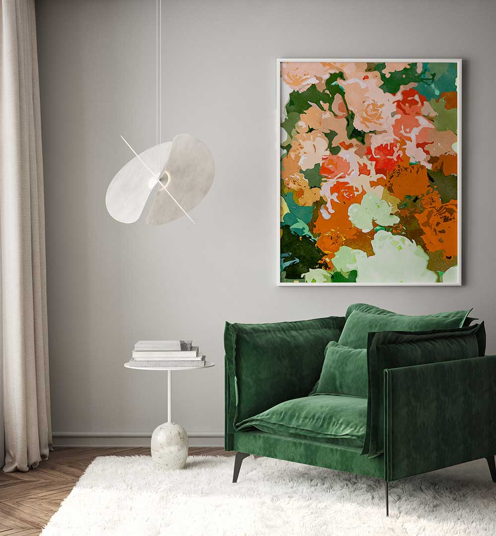 VELVET FLORAL , FASHION POSTERS