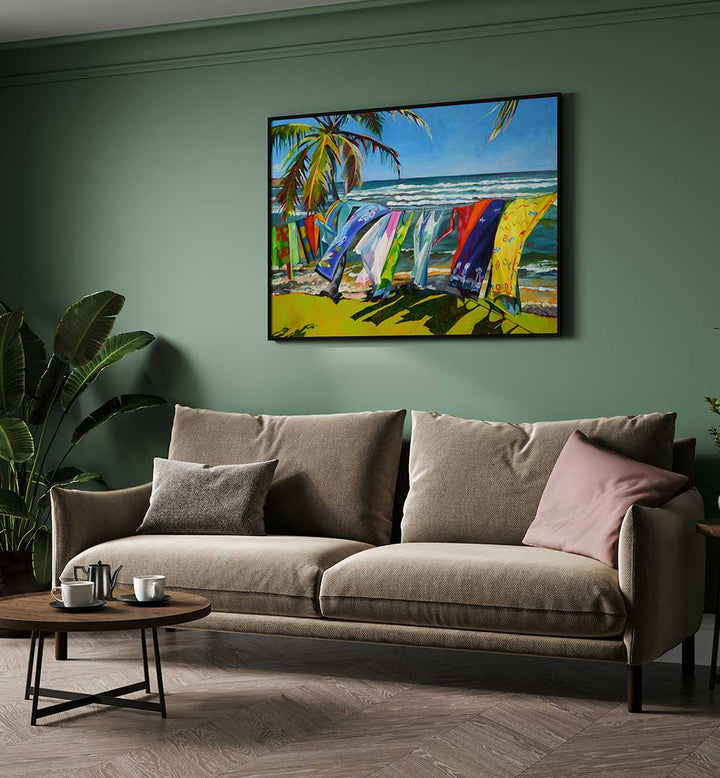 TROPICAL BREEZES , BEACH PAINTINGS
