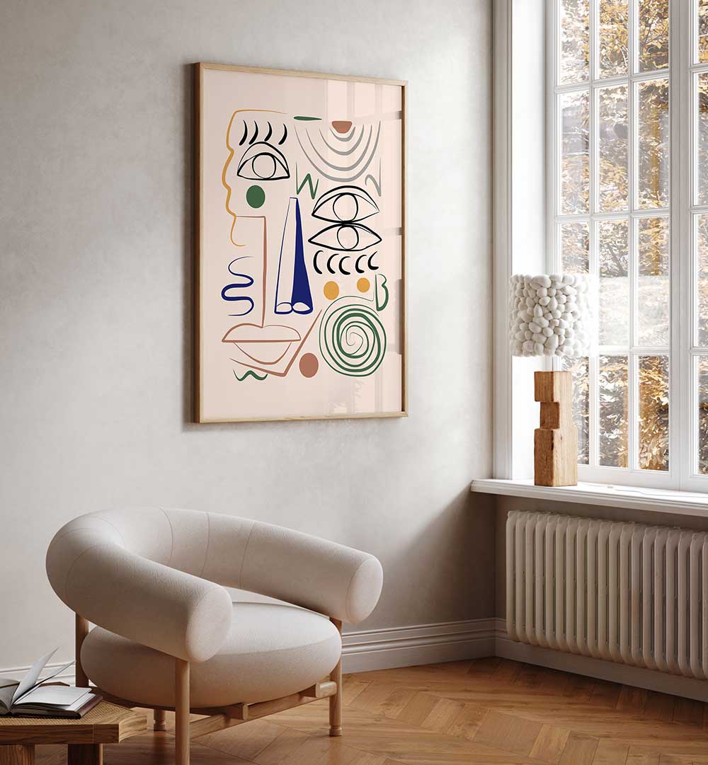 LINE ART BIZARRE , LINE ART PAINTINGS