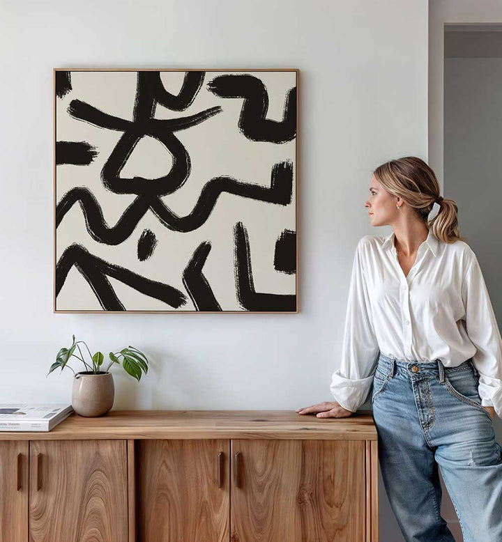 LINE ART III ,  ABSTRACT PAINTINGS