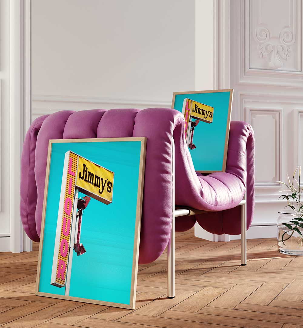 JIMMY'S LIQUOR SIGN , PHOTOGRAPHY PRINTS