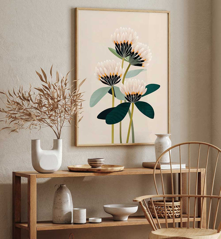 SOFT BOTANICA , FLORAL FLOWER PAINTINGS