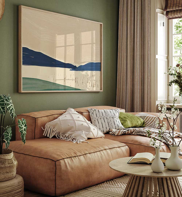 JAPANESE STYLE LANDSCAPE , LANDSCAPE PAINTINGS