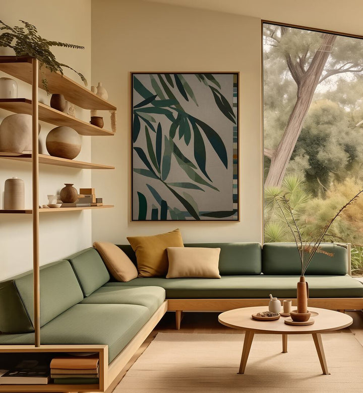 Stunning PAPER CUT GREEN LEAVES, FLORAL FLOWER PAINTINGS enhance your living space with nature’s beauty.