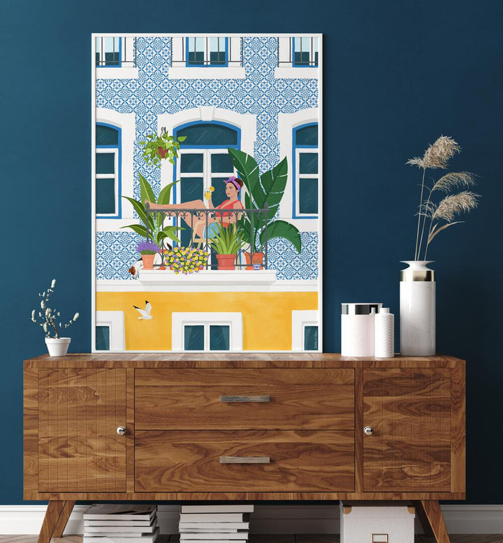 Colorful Porto, portraits showcasing vibrant illustrations by Petra Holikova, capturing the essence of life and creativity.