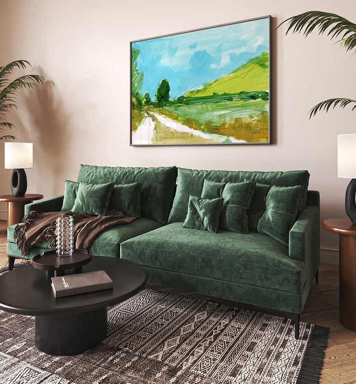 Bright and serene, COUNTRY III Landscape Paintings transform your space, highlighting nature's beauty and elegance.