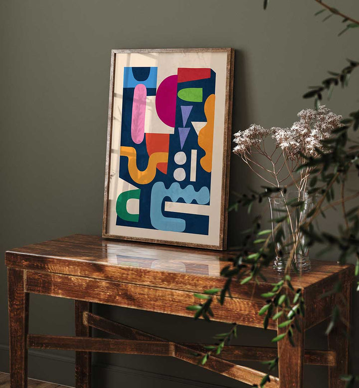 COLORFUL GEOMETRY , GEOMETRIC ART PRINTS