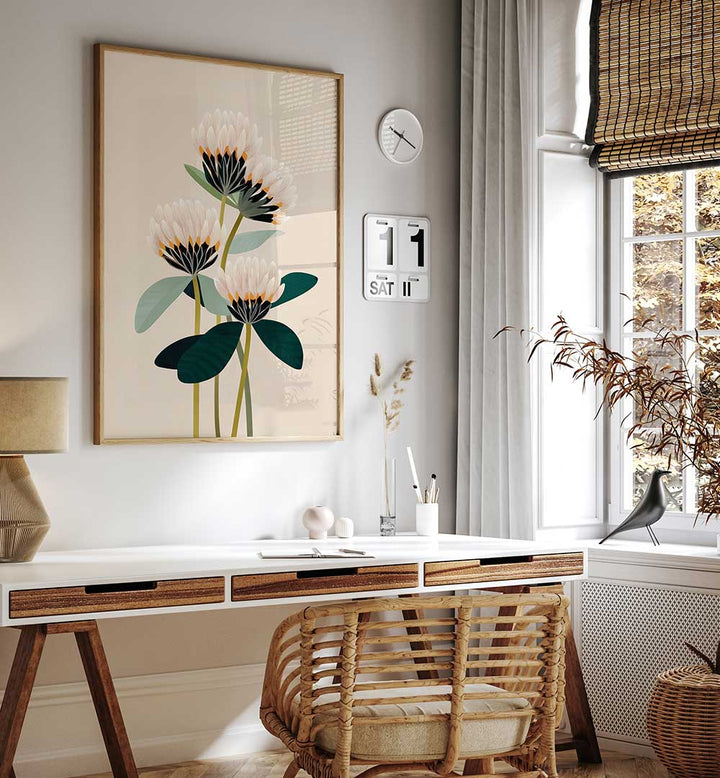 SOFT BOTANICA , FLORAL FLOWER PAINTINGS