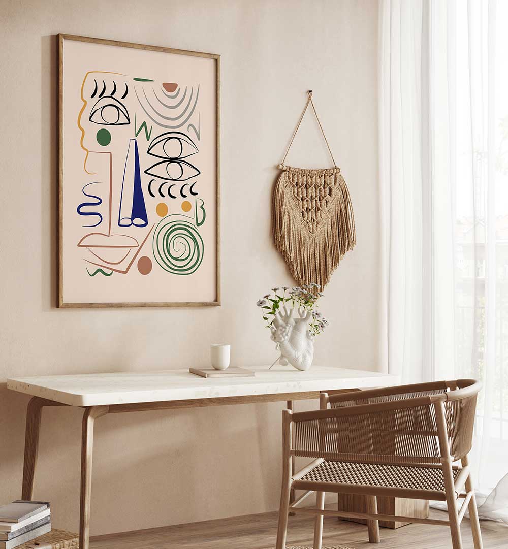 LINE ART BIZARRE , LINE ART PAINTINGS