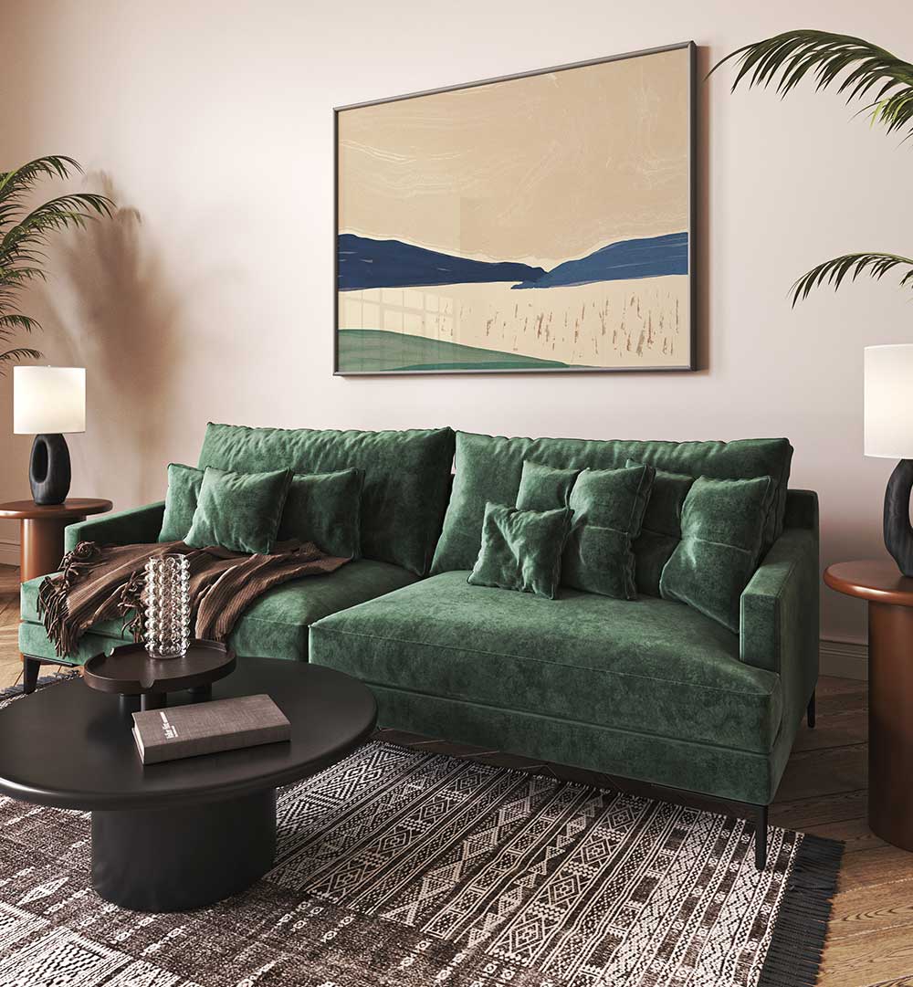 JAPANESE STYLE LANDSCAPE , LANDSCAPE PAINTINGS