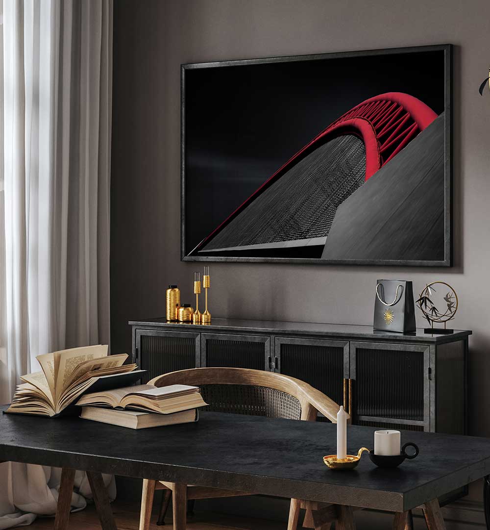 RED PARABOLA ,  PHOTOGRAPHY PRINTS