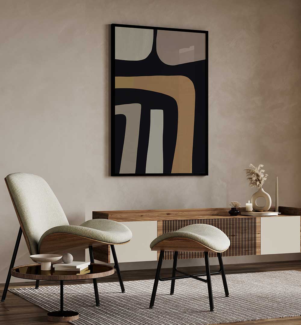 CURVED PATHWAYS , ABSTRACT PAINTINGS