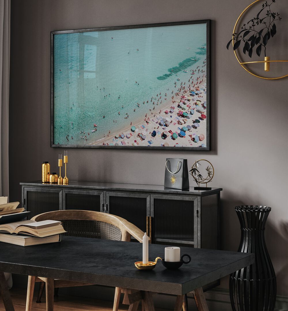 BUSY BEACH , BEACH PAINTINGS