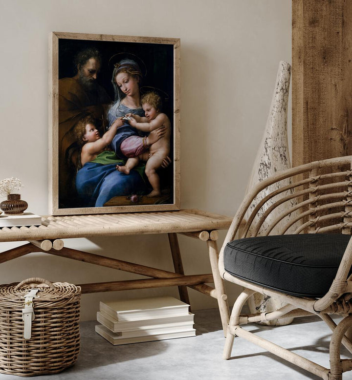 MADONNA OF THE ROSE  , VINTAGE PAINTINGS
