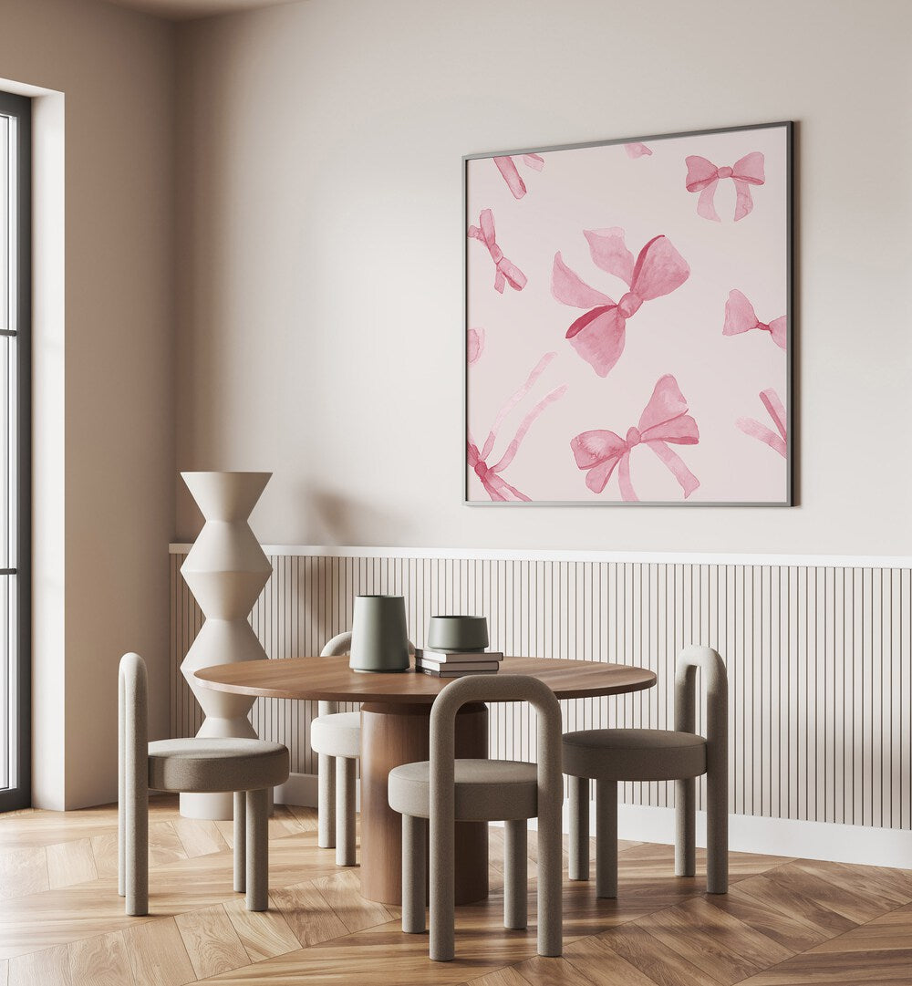 WATERCOLOUR BOWS VIII, KIDS ROOM PAINTINGS add a playful touch to any child's room, enhancing creativity and style.