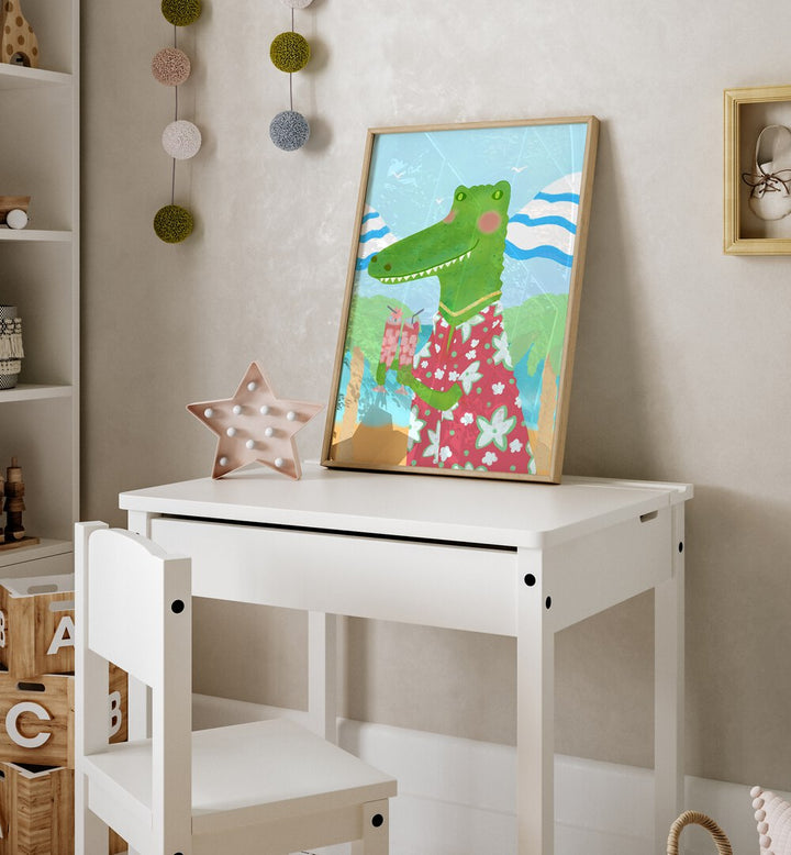 Vibrant TROPICAL REFRESHMENTS, KIDS ROOM PAINTINGS brighten any child's space with playful tropical themes.