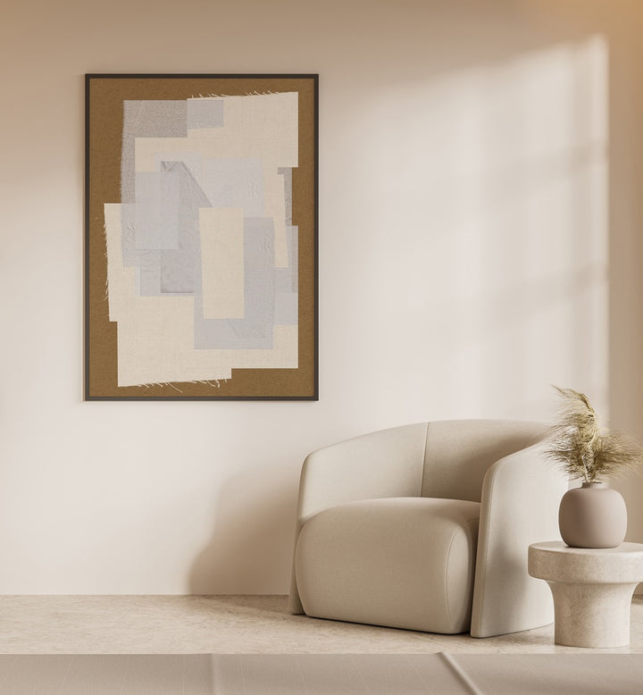Transform your space with FABRIC PATTERN COLLAGE NO.VI, ABSTRACT PAINTINGS, showcasing modern aesthetics and vibrant design.