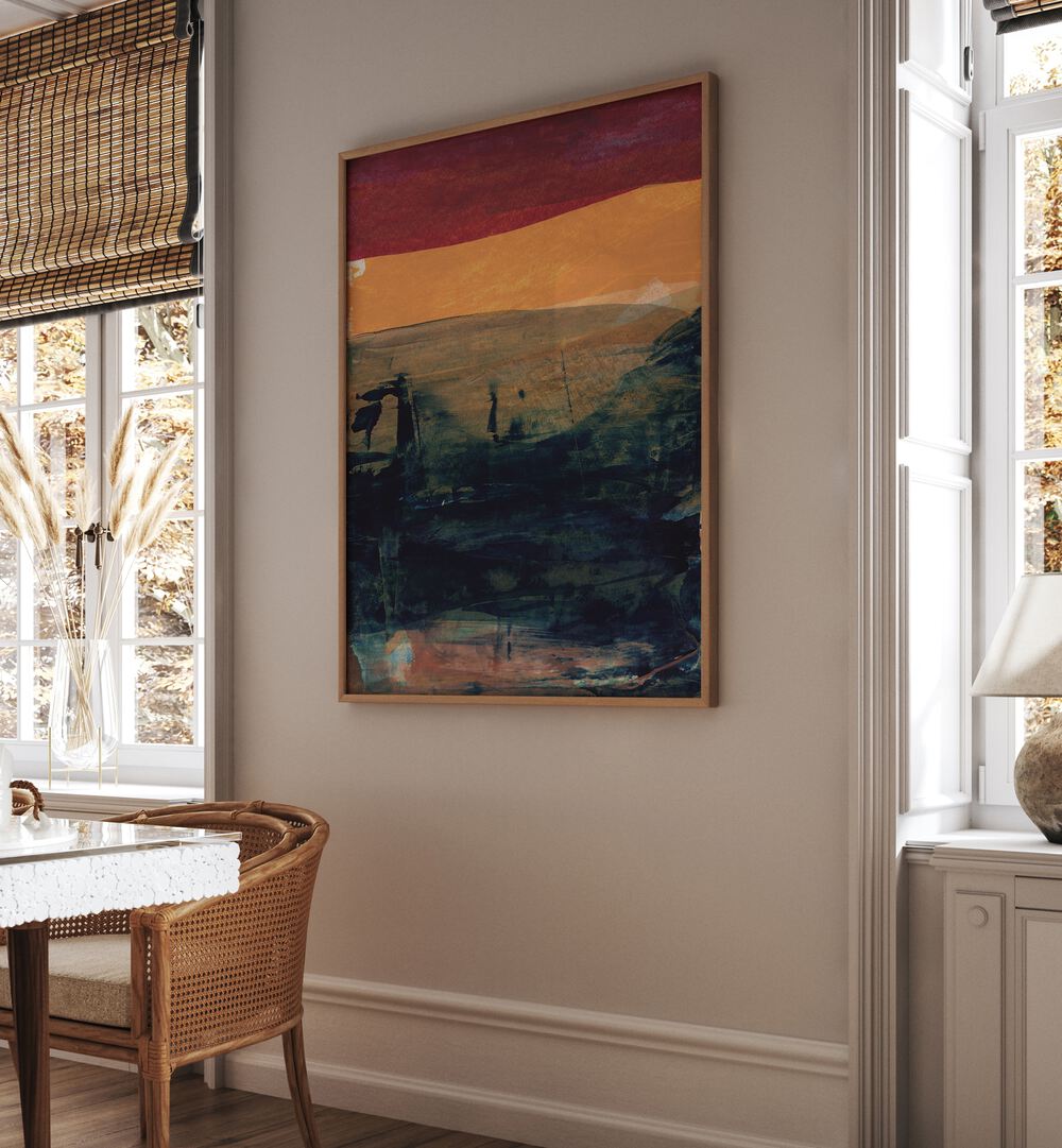 Discover CORRELATIONS III, ABSTRACT PAINTINGS, enhancing modern spaces with vibrant colors and elegant design.