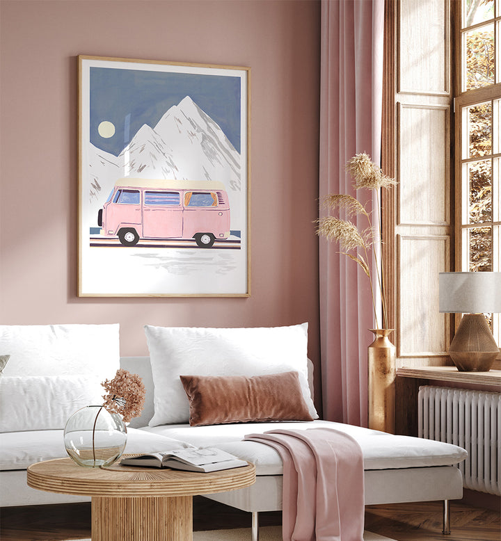 WINTER PRINT , CAR POSTERS