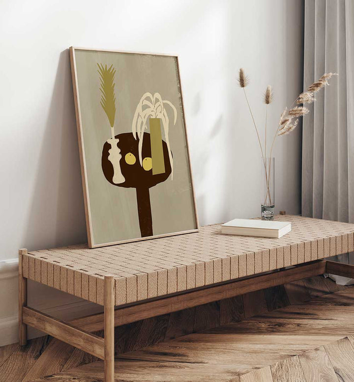 STILL LIFE ON THE TABLE , BOHO ART PAINTINGS