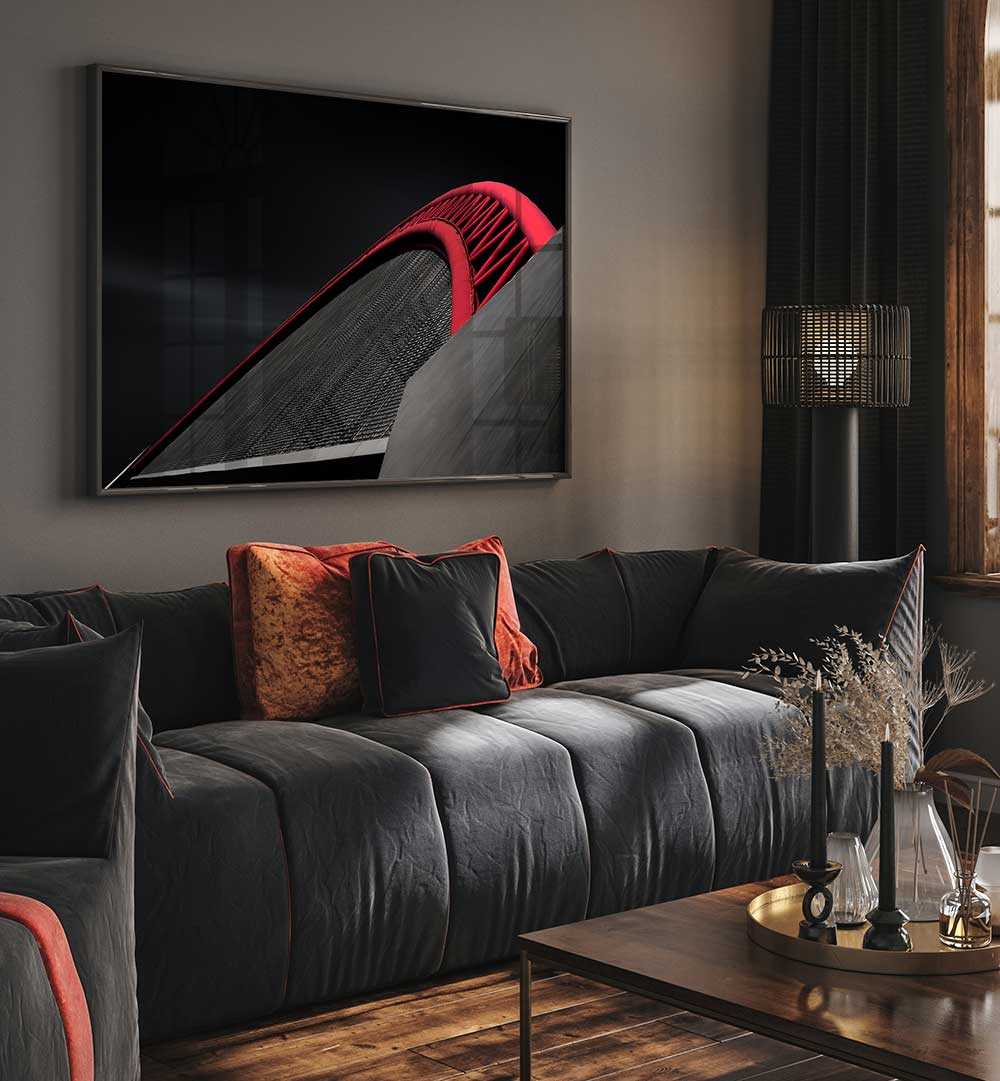 RED PARABOLA ,  PHOTOGRAPHY PRINTS