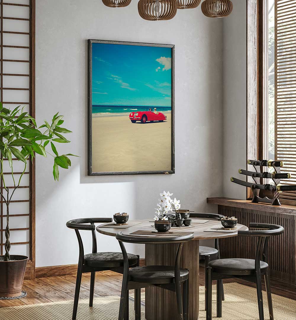 THE RED CAR , PHOTOGRAPHY PRINTS