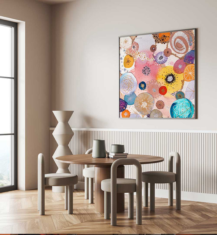 WHITE RABBIT , ABSTRACT PAINTINGS