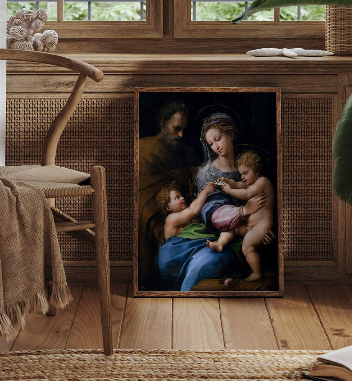 MADONNA OF THE ROSE  , VINTAGE PAINTINGS