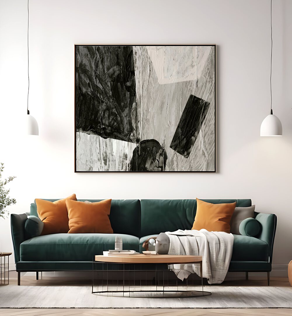 Elegant SWIVEL, ABSTRACT PAINTINGS enhance modern decor with striking contrast and style for any living space.
