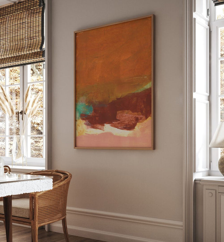 Sophisticated CORRELATIONS IV, ABSTRACT PAINTINGS enhances modern spaces with its vibrant colors and intricate design.