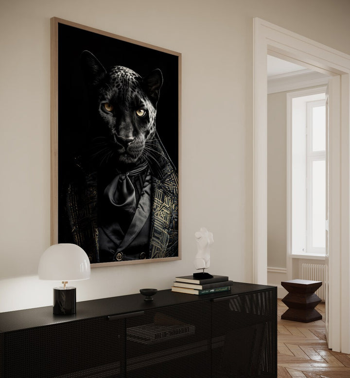 WILD SUITS - BLACK PANTHER , ANIMAL PAINTINGS
