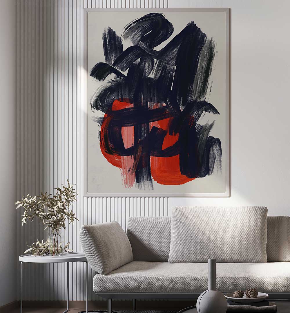 CHAOTIC BRUSHSTROKES , ABSTRACT PAINTINGS