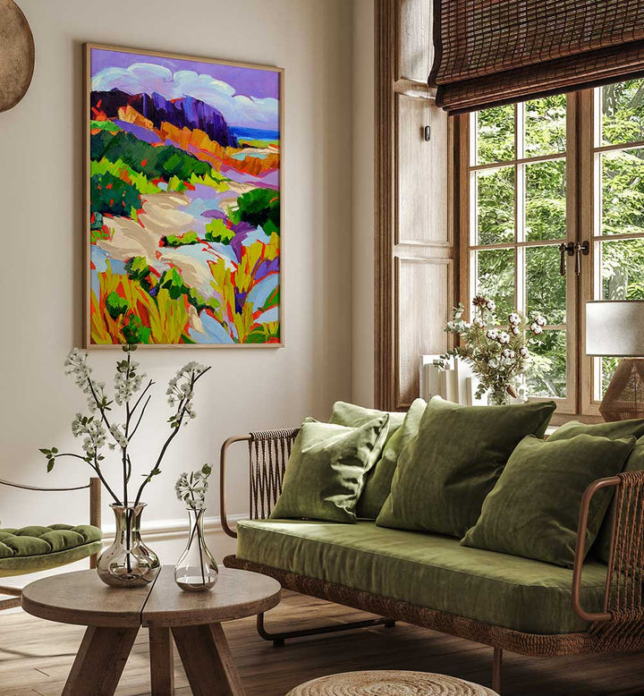 OVER THE DUNES V, LANDSCAPE PAINTINGS