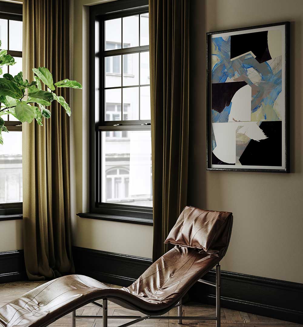 Transform your space with BLUE NEUTRAL BEIGE III, ABSTRACT PAINTINGS, blending sophistication and modern art.