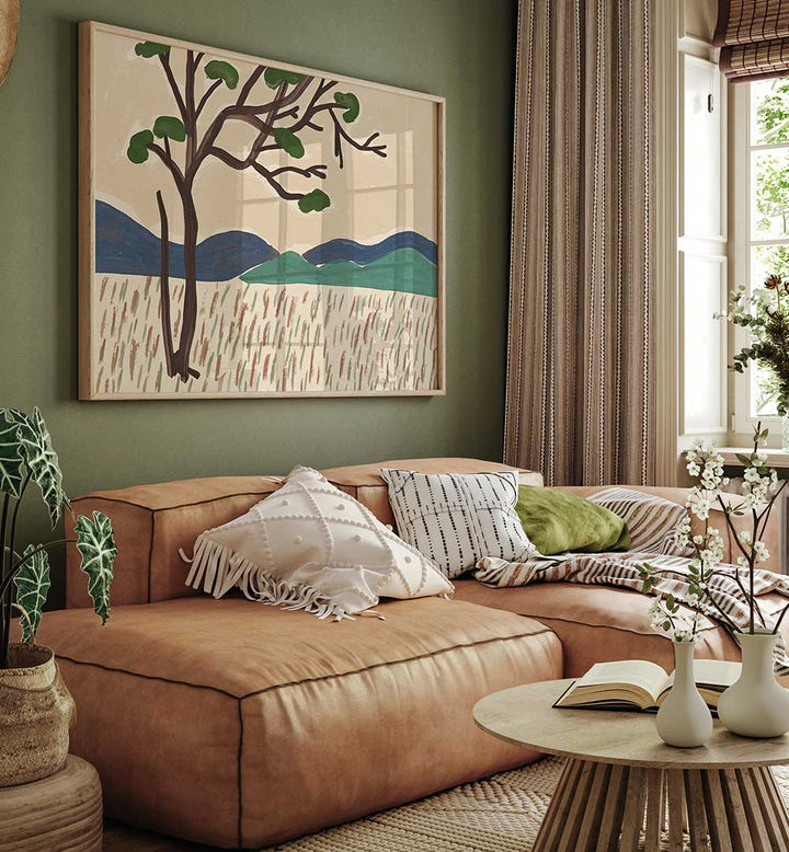 JAPANESE STYLE LANDSCAPE II , LANDSCAPE PAINTINGS