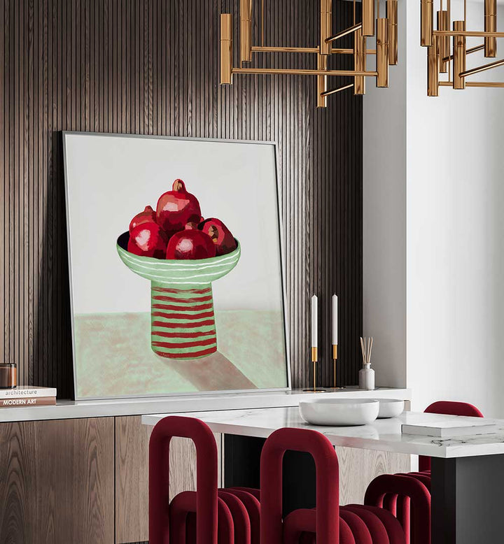 POMEGRANATE FRUIT BOWL , KITCHEN POSTERS