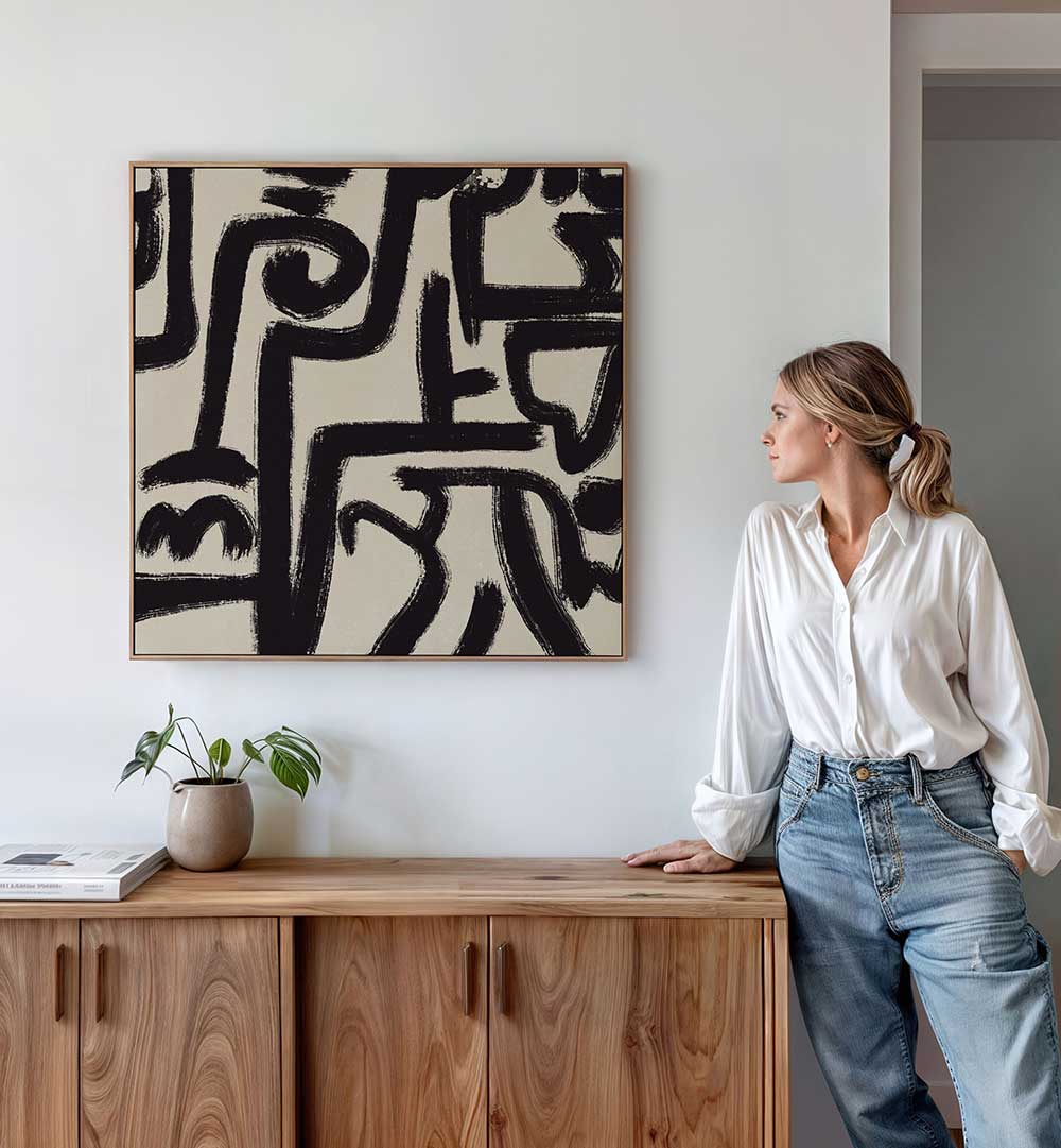 LINE ART , ABSTRACT PAINTINGS