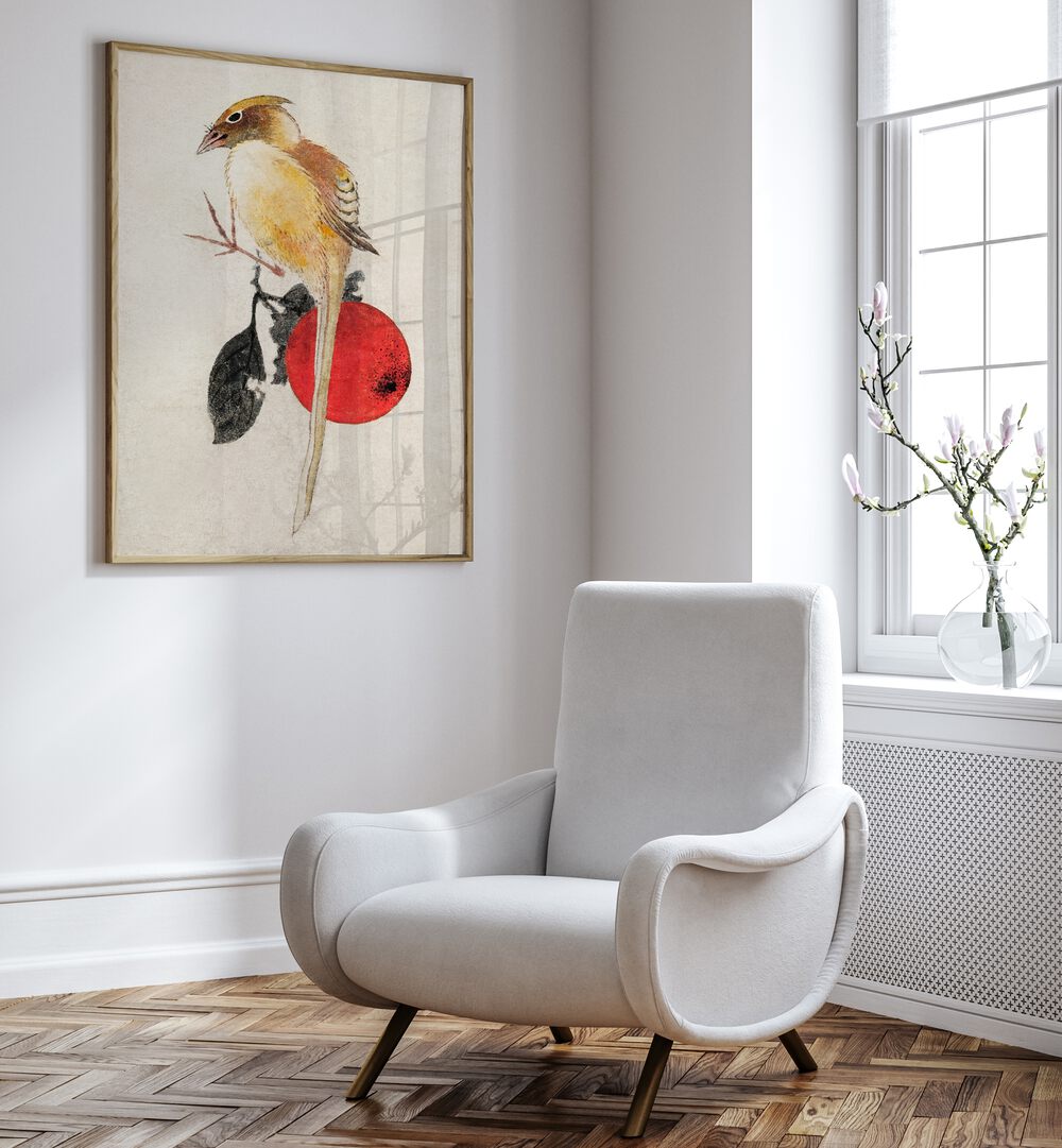 BIRD FROM ALBUM OF SKETCHES III , VINTAGE PAINTINGS
