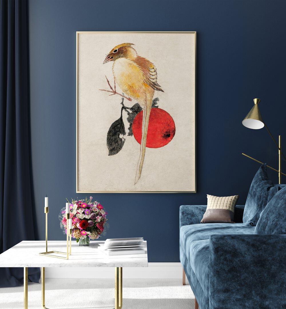 BIRD FROM ALBUM OF SKETCHES III , VINTAGE PAINTINGS